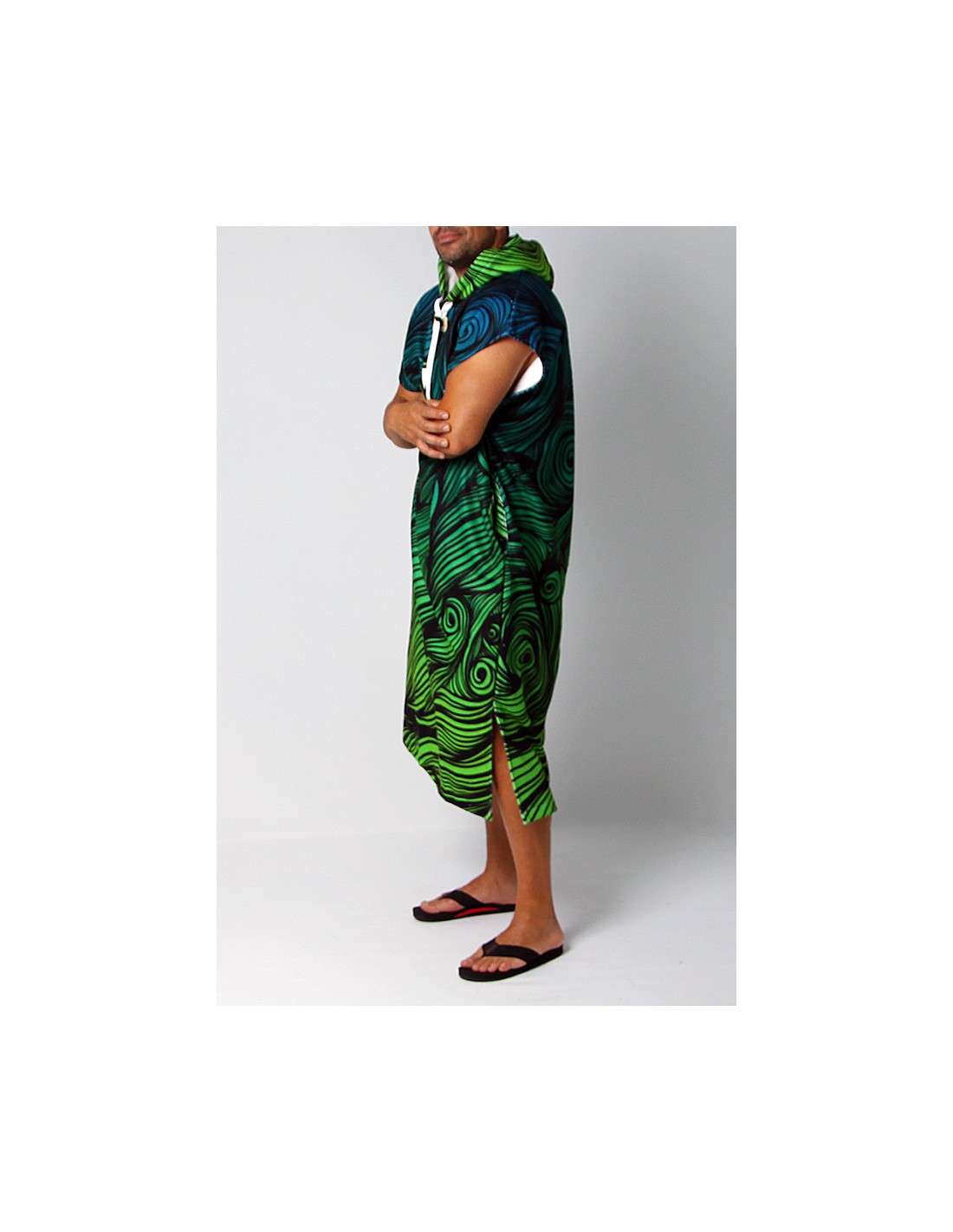 ПОНЧО MAZE WAVES BLUE